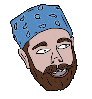 hungry head Sticker by realfakerapper