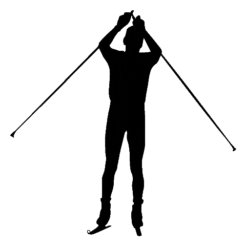 Cross Country Skiing Skier Sticker by HSP Gripen