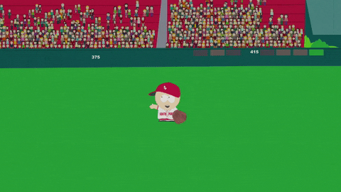 butters stotch baseball GIF by South Park 