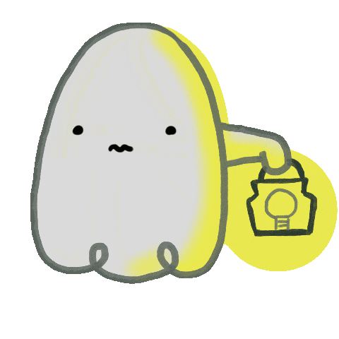 borismajon giphyupload scared light ghost Sticker