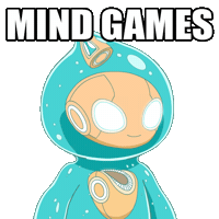 Think Big Brain Sticker by Masters of Mayhem