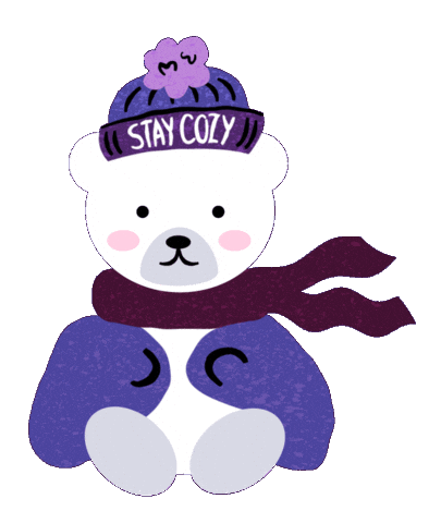 Stay Warm Cold Weather Sticker by Jessica Lau