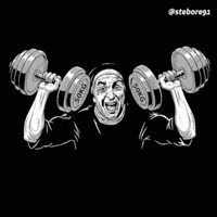 Old Man Workout GIF