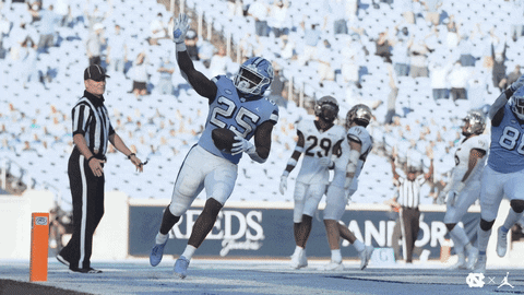 Tar Heels Goodbye GIF by Carolina Football