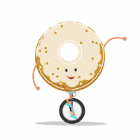 Balancing Act Donut GIF by Wonder Brink