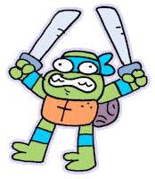 Ninja Turtles Pizza Sticker