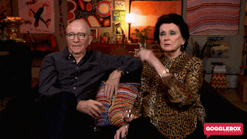 Mick And Di GIF by Gogglebox Australia