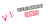 BarcelonaEnComu barcelona bcn barri sants Sticker
