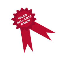 Proud Indiana Hoosiers Sticker by Ball State University