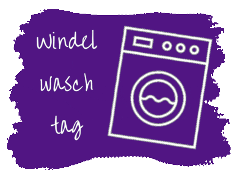 Waschmaschine Sticker by Wickelakrack