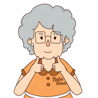 KataOma thumbsup oke mantap oma Sticker