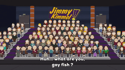 jimmy kimmel laughing GIF by South Park 