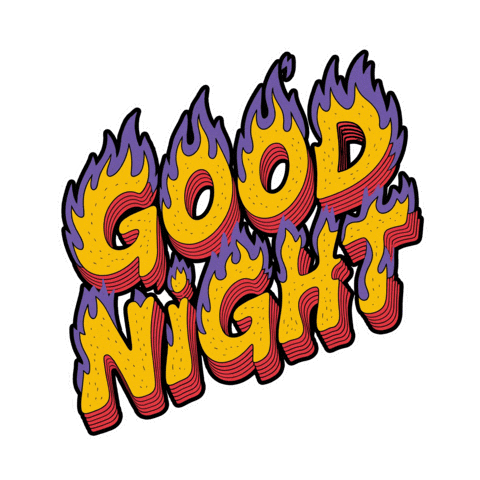 Good Night Love Sticker by Seorang Zaki