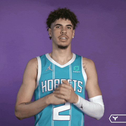 Lamelo Ball Ok GIF by Charlotte Hornets