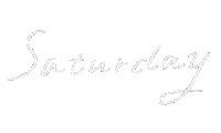 amabub week saturday 土曜日 amabub Sticker