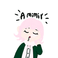 Grigi0 happy anime kawaii sleep Sticker