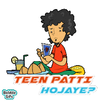 Happy Teen Patti Sticker by Bobble