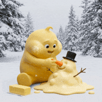 Melting Merry Christmas GIF by Butter baby