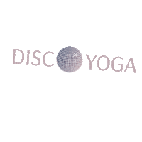 Yoga Disco Sticker by fancypantsyoga