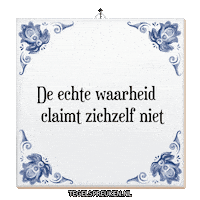 Nl Wijsheid Sticker by Tegelspreuken.nl