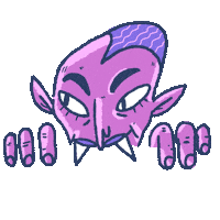 Look Looking Sticker by ROVIN