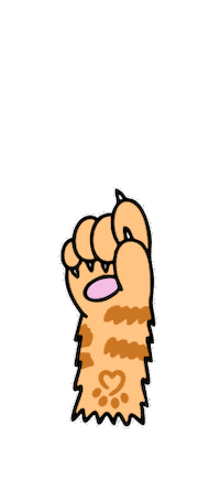 Cat Tap Sticker by RatujemyZwierzaki.pl