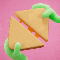 Hungry Grilled Cheese GIF by Claynosaurz