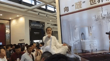 Women 'Float' in the Air While Meditating
