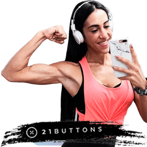 fitness app Sticker by 21 buttons