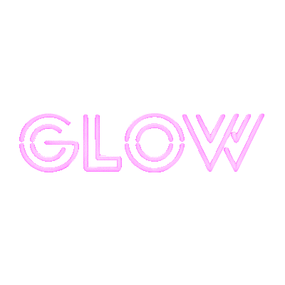 glowing gorgeous ladies of wrestling Sticker by GLOW Netflix