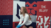 Volleyball Ball Hit GIF by GoDuquesne
