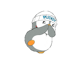 Excited Lets Go Sticker by Pudgy Penguins