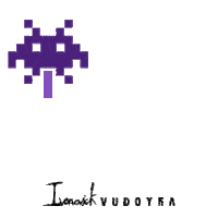 Invader Sticker