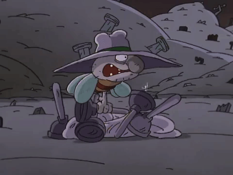 nickrewind giphydvr nicksplat aaahh real monsters giphyarm035 GIF