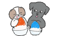 Dog Summer Sticker