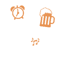 boralabaregrill logo drink beer la Sticker