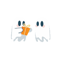 Halloween Ghost Sticker by Tate + Zoey