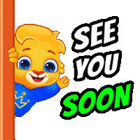 On My Way Goodbye Sticker by Lucas and Friends by RV AppStudios