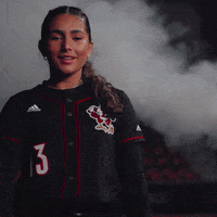 Wink Softball GIF by Louisville Cardinals