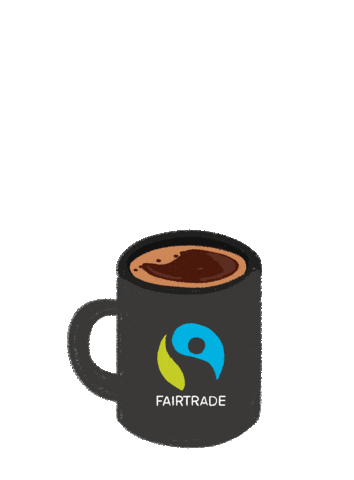 FairtradeAmerica love coffee hearts cozy Sticker
