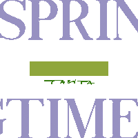 Springtime Sticker by Calçados Tabita