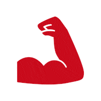 Arm Muskel Sticker by Sonderpreis Baumarkt