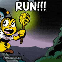 Run Glow GIF by VeeFriends