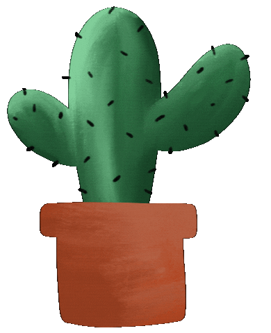 simplytoppings plant cactus prick potted plant Sticker