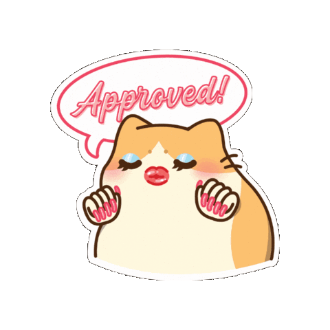 Cat Working Sticker by Bichi Mao