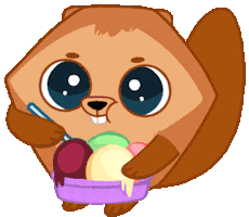 Nervous Ice Cream Sticker by Bibi.Pet