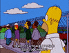 Season 9 Walking GIF by The Simpsons