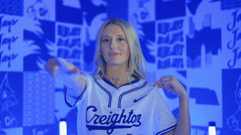 Creighton Bluejays Softball GIF by Creighton University Athletics