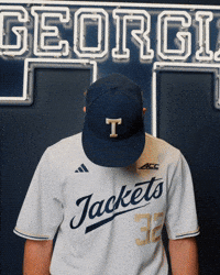Georgia Tech Baseball GIF by Georgia Tech Yellow Jackets