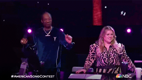 Kelly Clarkson Singer GIF by NBC